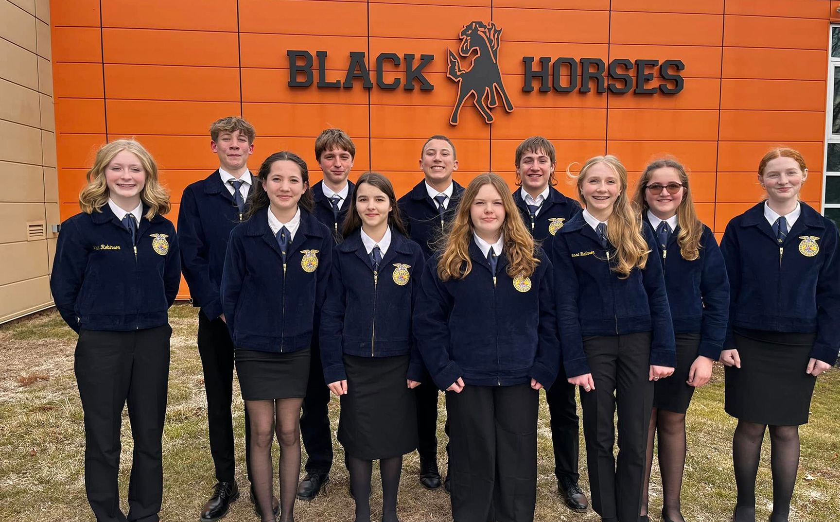 FFA team members at Schuylerville High School